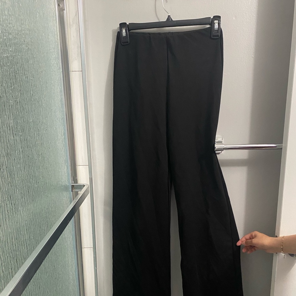 Black flare pants. Sexy fitted. Worn once.